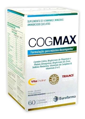 Cogmax Suplemento De Vitaminas com Colina 60 Cápuslas