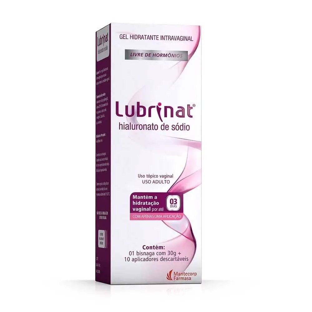 Gel Hidratante Intravaginal Lubrinat 30g + 10 aplicadores