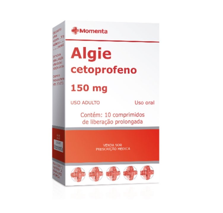Algie Cetoprofeno 150mg com 10 Comprimidos