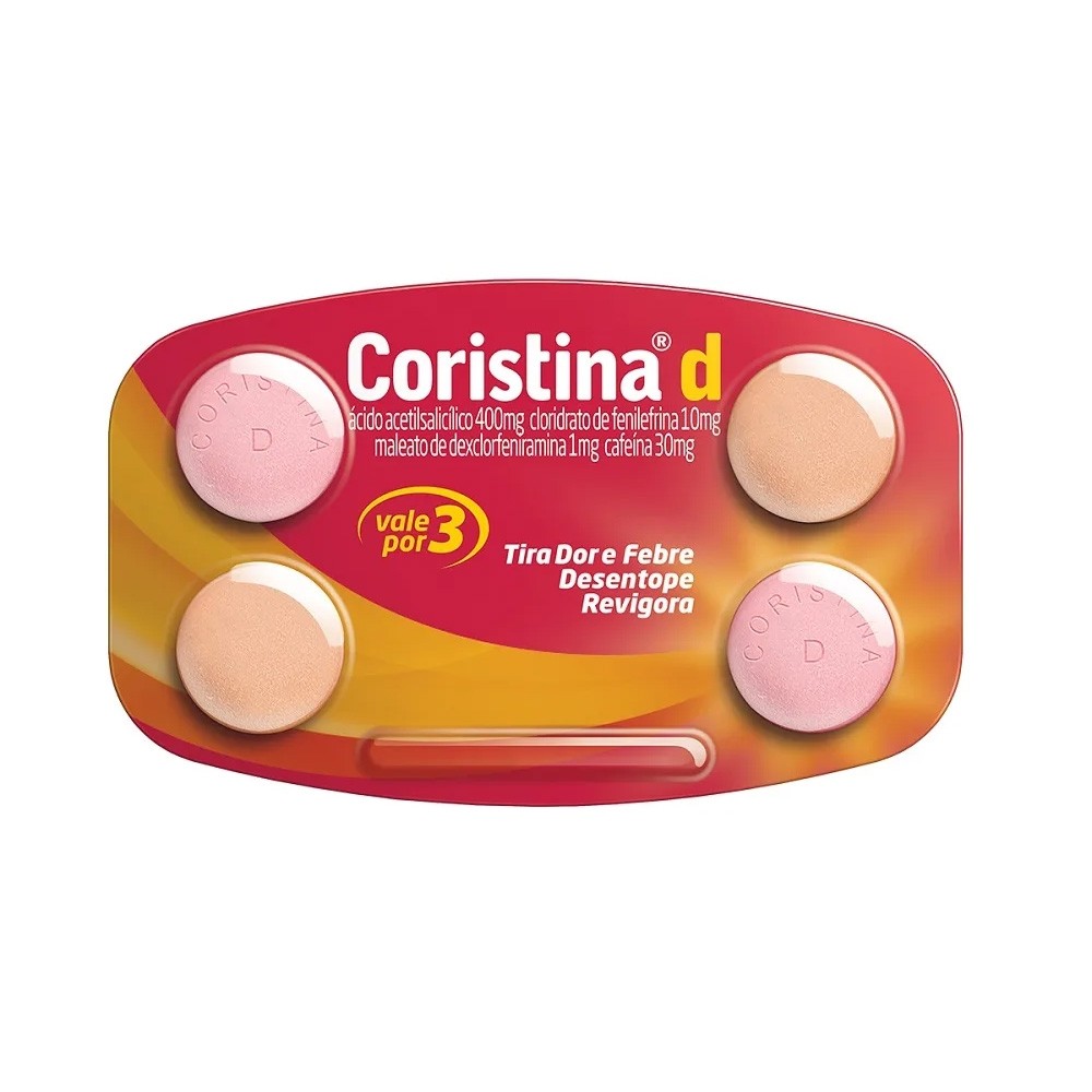 Coristina D - 4 Comprimidos