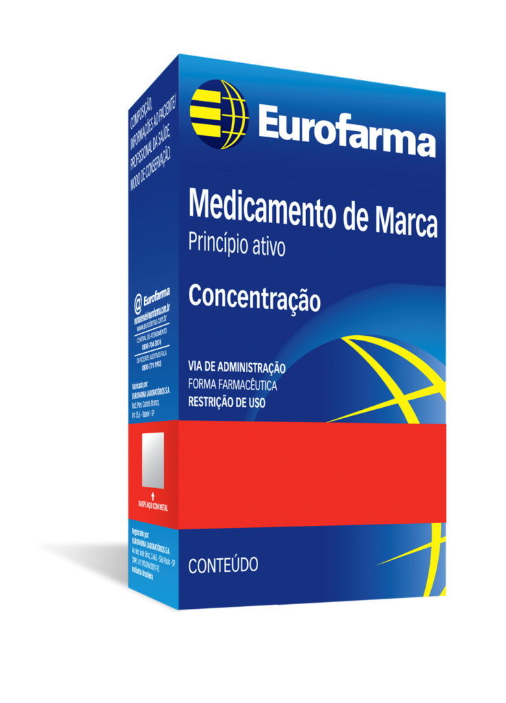 Citrato De Sildenafila 50mg com 4 Comprimidos Eurofarma 