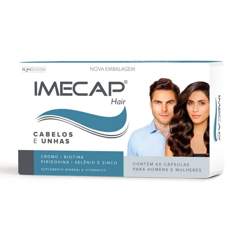 Imecap Hair Cabelos e Unhas c/ 60 Cápsulas
