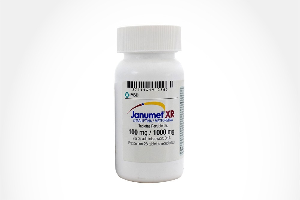 Janumet XR 100+1000mg com 30 Comprimidos