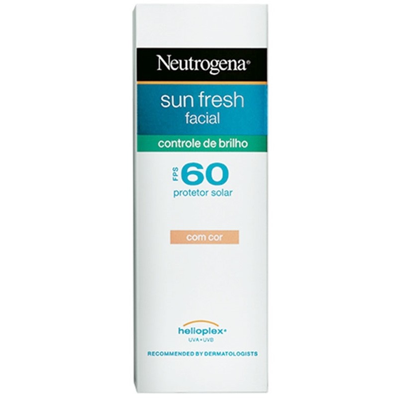 Protetor Sun Fresh - Neutrogena - Controle de Brilho FPS 60, Cor, 50mL
