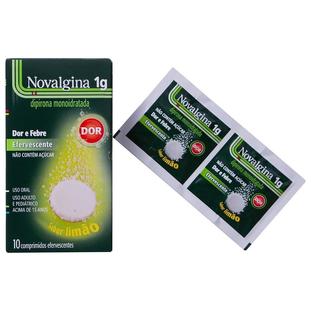 Novalgina 1g com 10 Comprimidos Efervescentes