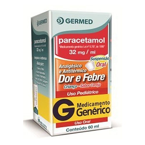 Paracetamol 32mg/mL com 60mL Germed
