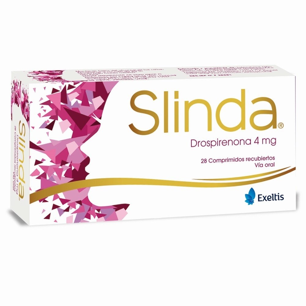 Slinda Drospirenona 4mg com 28 Comprimidos VIP Farma