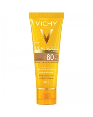 Protetor Solar Facial Vichy Idéal Soleil Clarify Cor Morena FPS60 40g