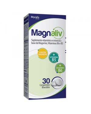 Suplemento Vitamínico Magnaliv com 30 comprimidos