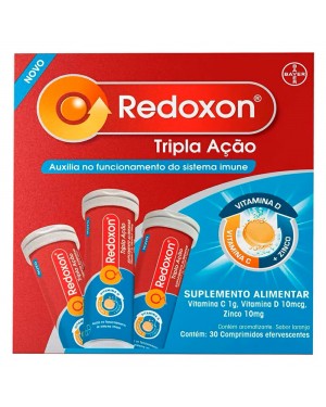 Redoxon Tripla Ação com 30 Comprimidos Efervecentes